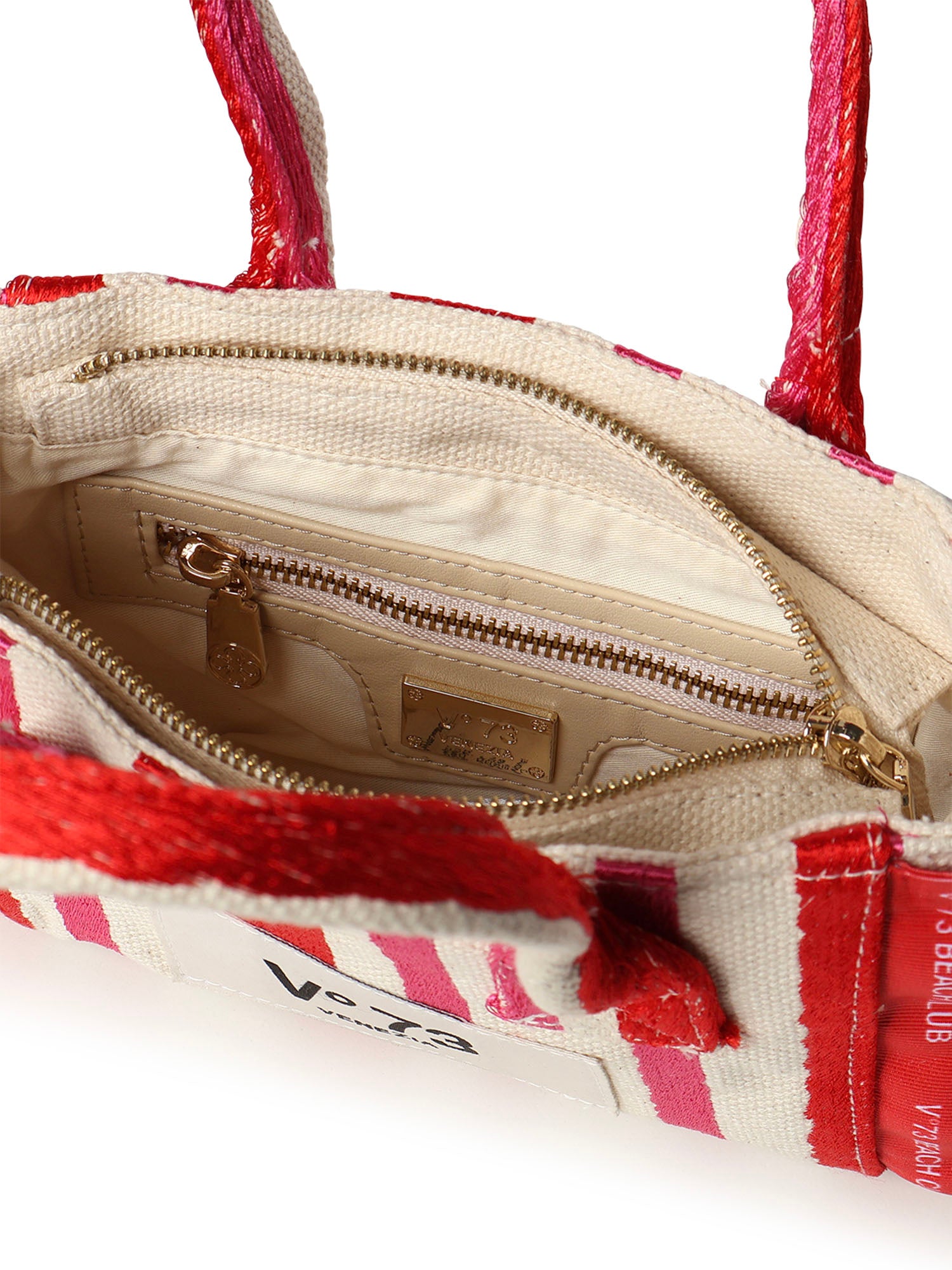 Mini bag con logo 73BS9MV03R ILENEROSSO/MULTICOLOR V° 73 