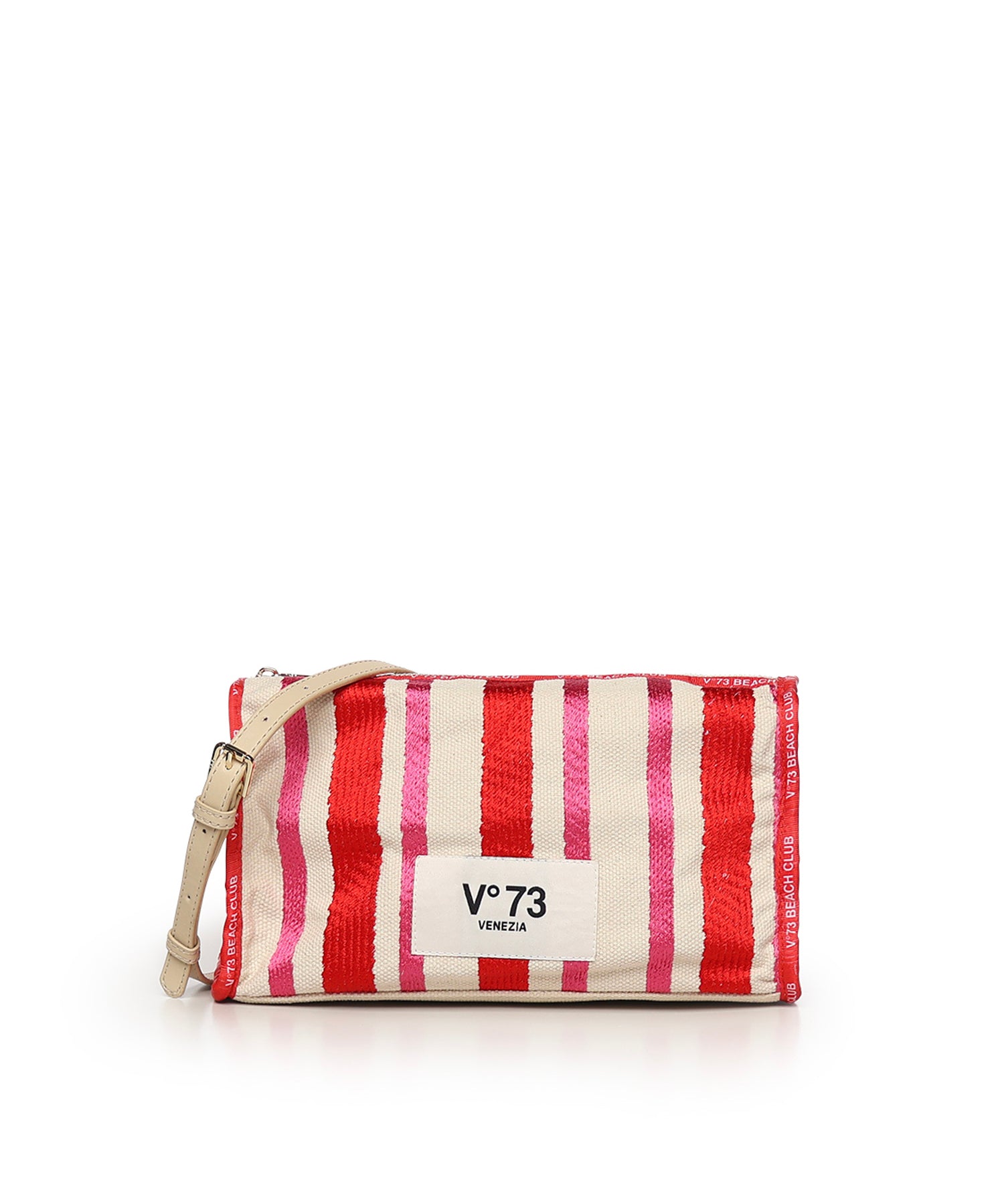 Clutch con logo 73BS9MV04R ILENEROSSO/MULTICOLOR V° 73 