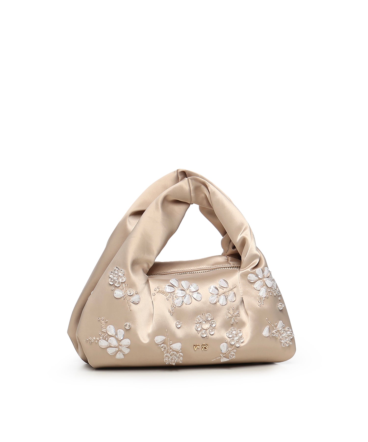 Mini bag con applicazioni floreali 73BS9MZ01 KAYLACHAMPAGNE V° 73 