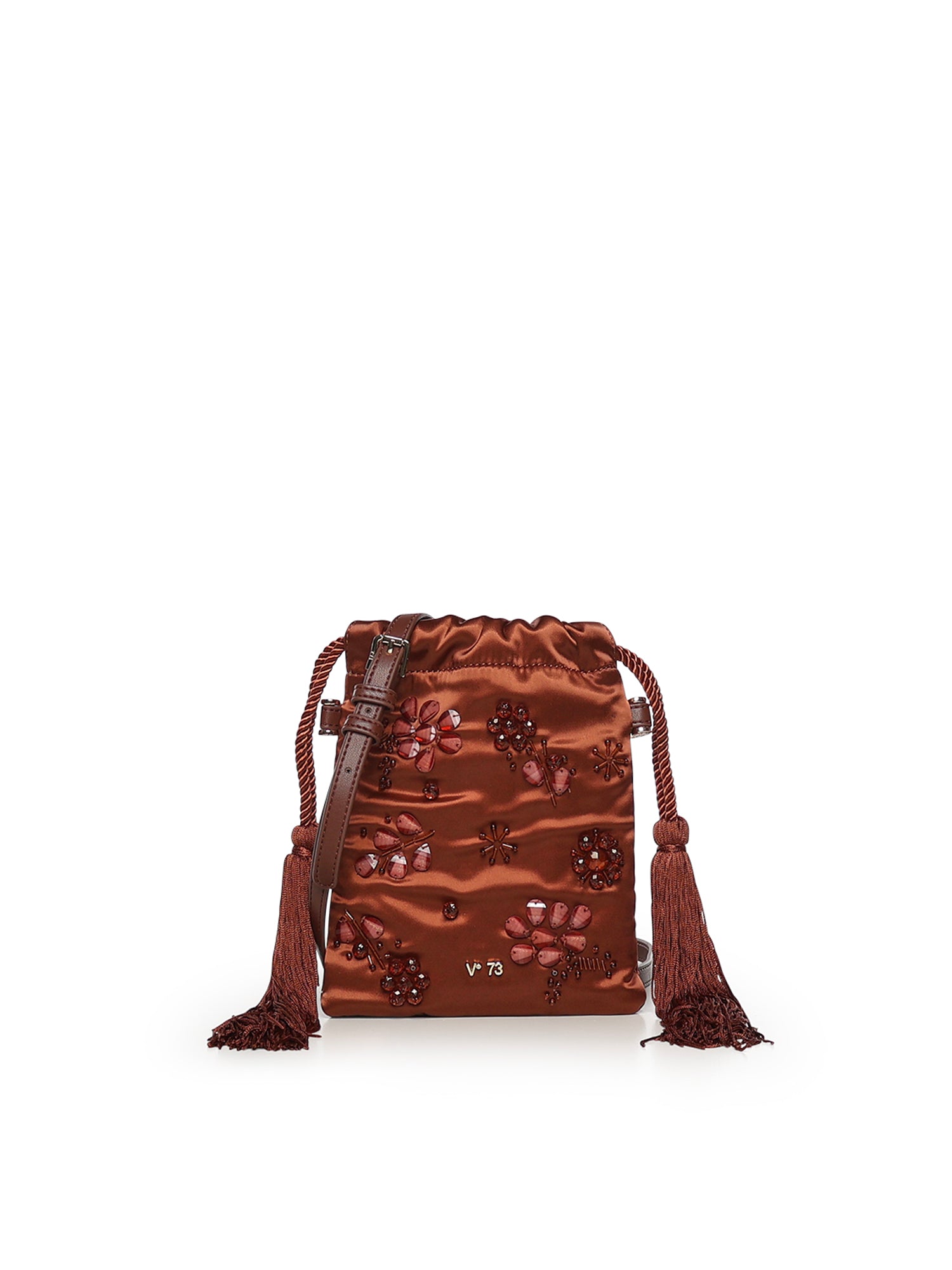 Mini bag Kayla con logo 73BS9MZ04 KAYLACIOCCOLATO V° 73 