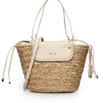 Borsa Vanna con logo 73BS9N201 VANNAOFF WHITE/NATURALE V° 73 