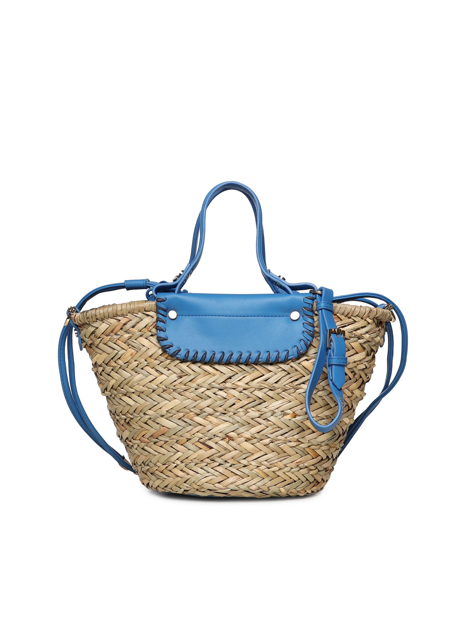 Mini bag Vanna con logo 73BS9N202 VANNABLUET/NATURALE V° 73 