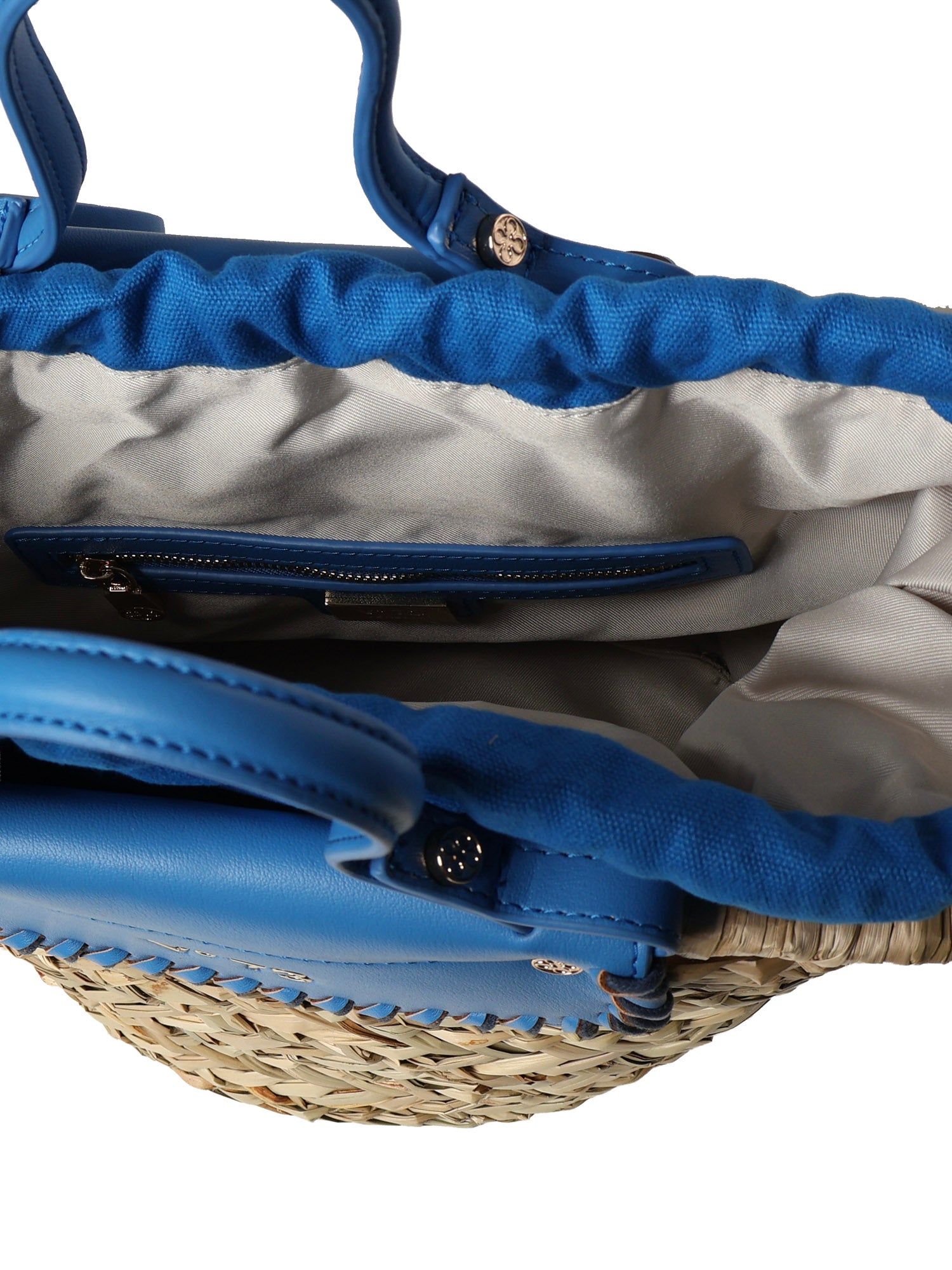 Mini bag Vanna con logo 73BS9N202 VANNABLUET/NATURALE V° 73 