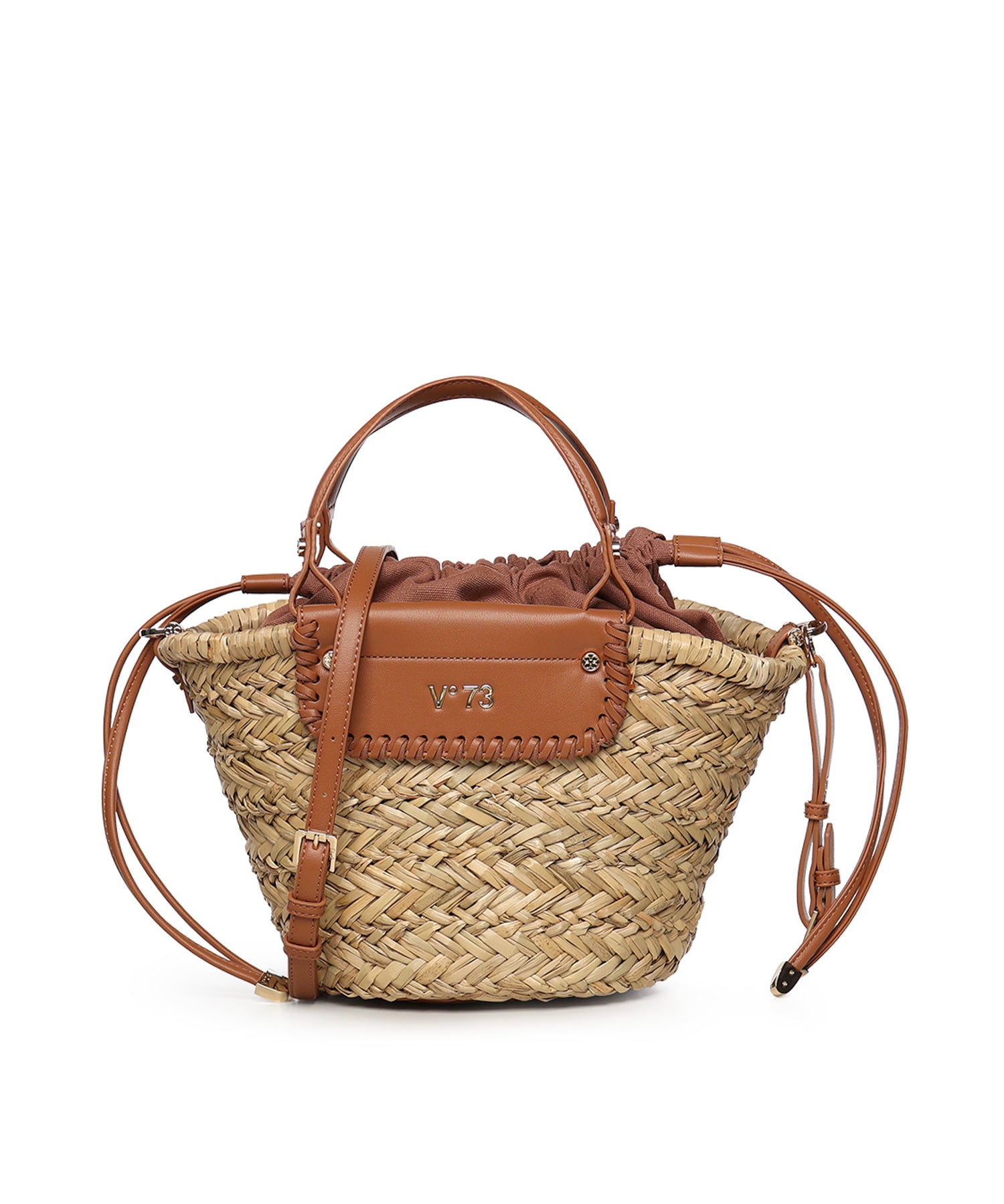 Mini bag Vanna con logo 73BS9N202 VANNACUOIO/NATURALE V° 73 