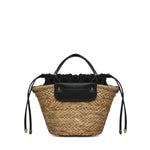 Mini bag Vanna con logo 73BS9N202 VANNANERO/NATURALE V° 73 