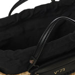 Mini bag Vanna con logo 73BS9N202 VANNANERO/NATURALE V° 73 