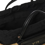 Mini bag Vanna con logo 73BS9N202 VANNANERO/NATURALE V° 73 