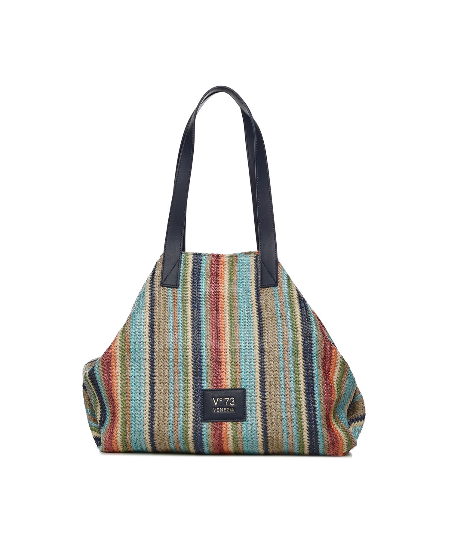 Borsa a spalla con logo 73BS9N701P KARINABLU/MULTICOLOR V° 73 