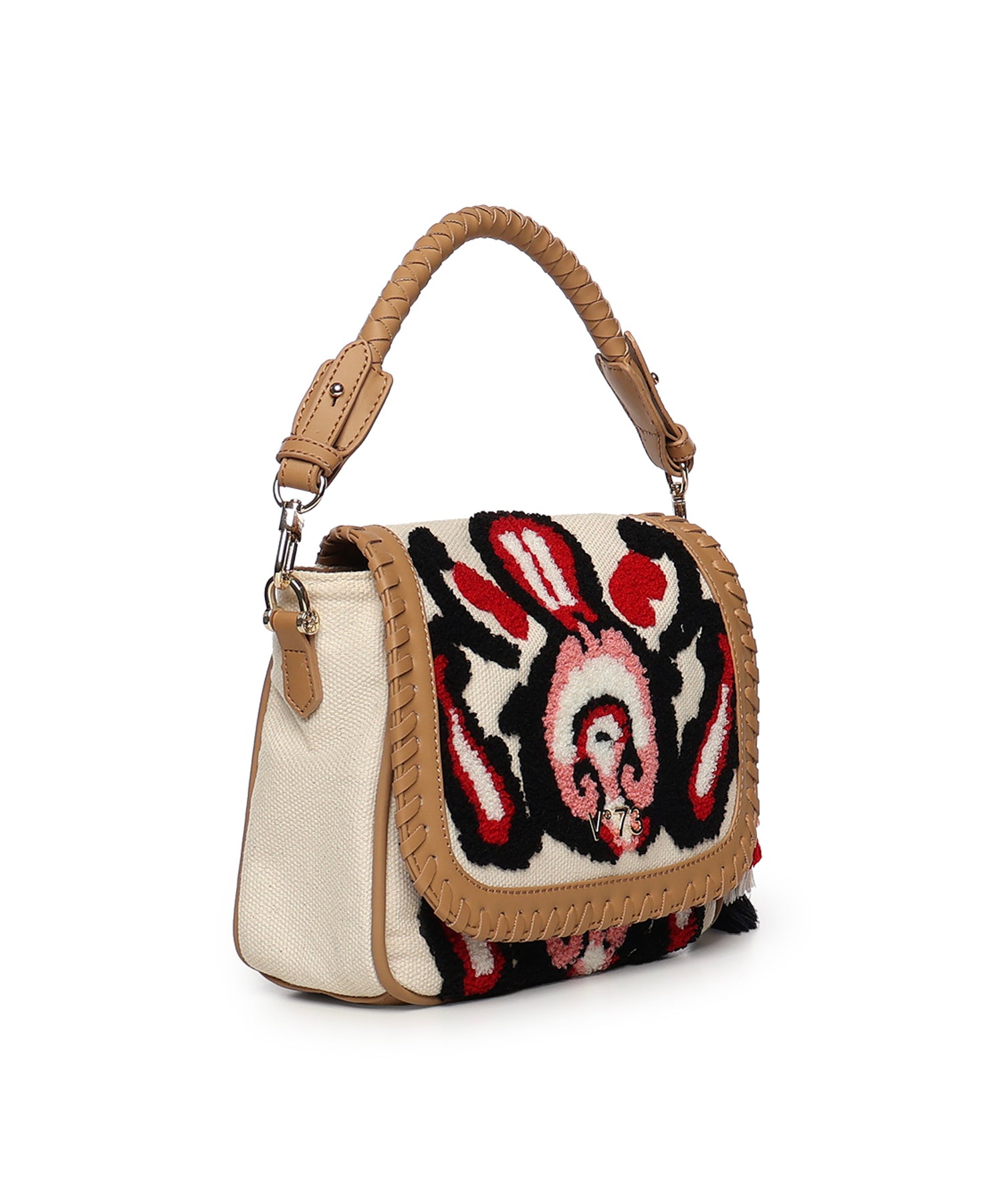 Borsa Marilena con logo 73BS9NA03 MARILENACUOIO/MULTICOLOR V° 73 
