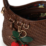 Borsa a spalla Zelda in pelle 73BS9O603 ZELDAMORO V° 73 