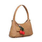 Borsa a spalla Zelda in pelle<BR/> 73BS9O603 ZELDASABBIA V° 73 