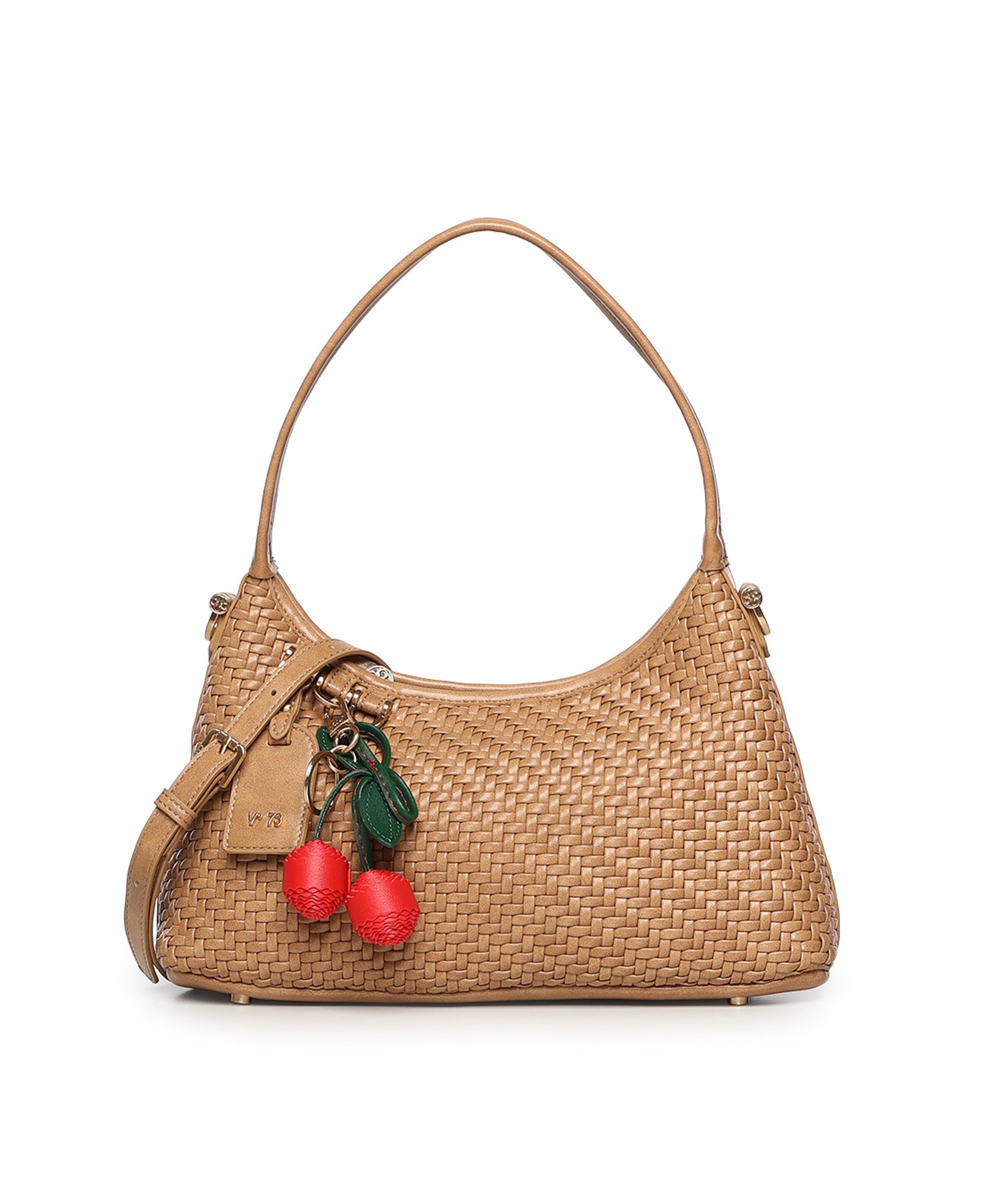 Borsa a spalla Zelda in pelle<BR/> 73BS9O603 ZELDASABBIA V° 73 
