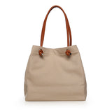 Borsa Exclusive con logo 73BS9QM01 EXCLUSIVENATURALE/CUOIO V° 73 