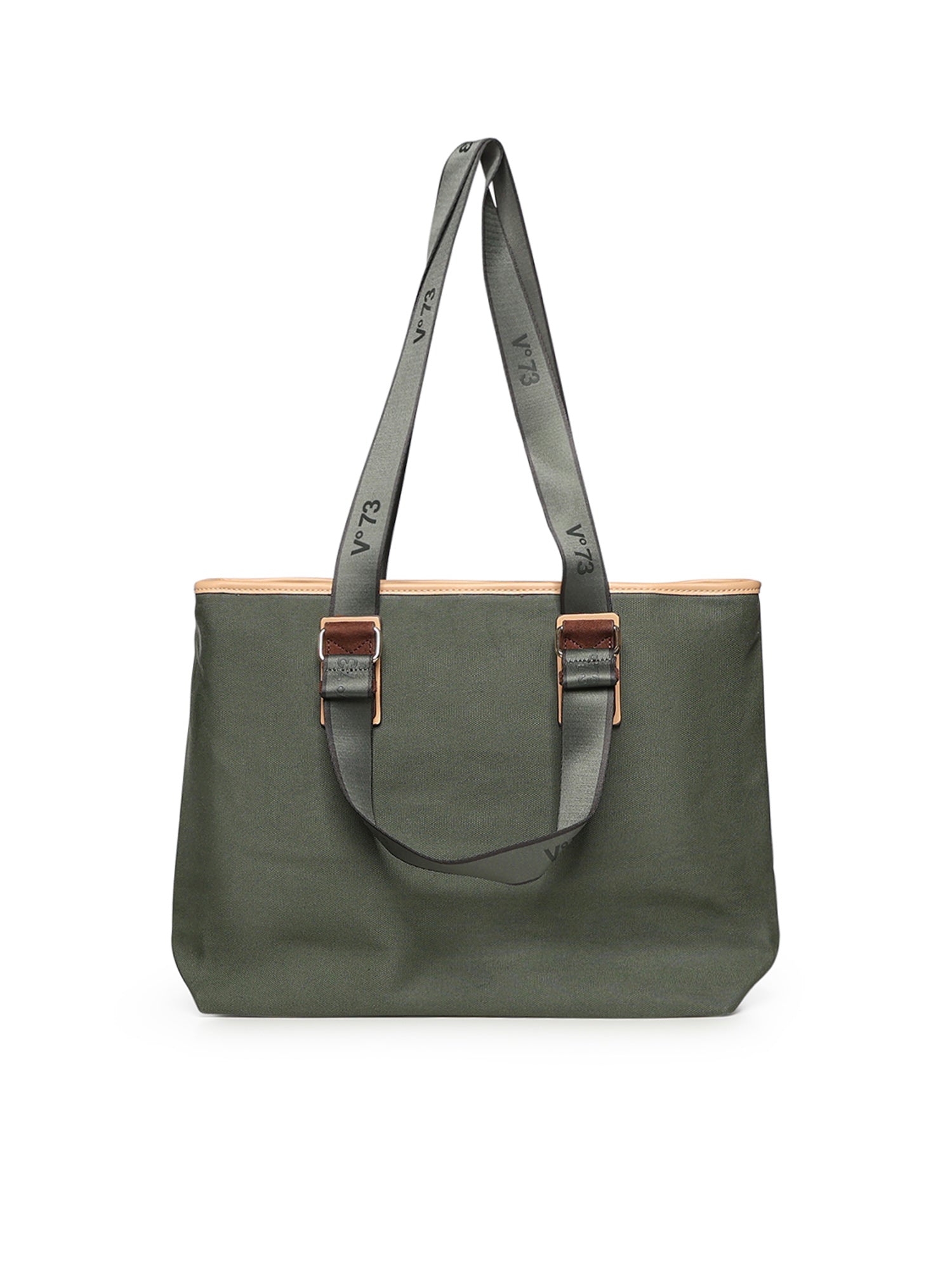 Borsa shopping Tita con logo 73BS9TZ01C TITAVERDE/NATURALE V° 73 