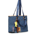 Borsa shopping Tita con logo 73BS9TZ01D TITADENIM/NATURALE V° 73 