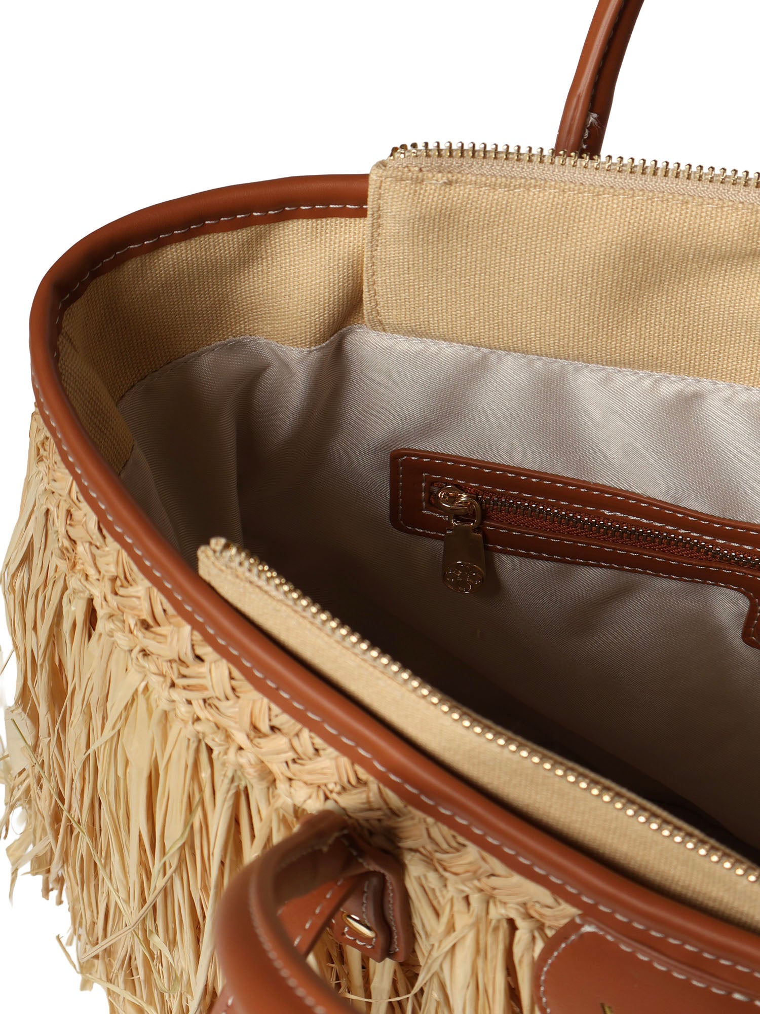 Borsa shopping Domitilla 73BS9VV01 DOMITILLANATURALE/CUOIO V° 73 