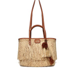 Borsa shopping Domitilla 73BS9VV01 DOMITILLANATURALE/CUOIO V° 73 