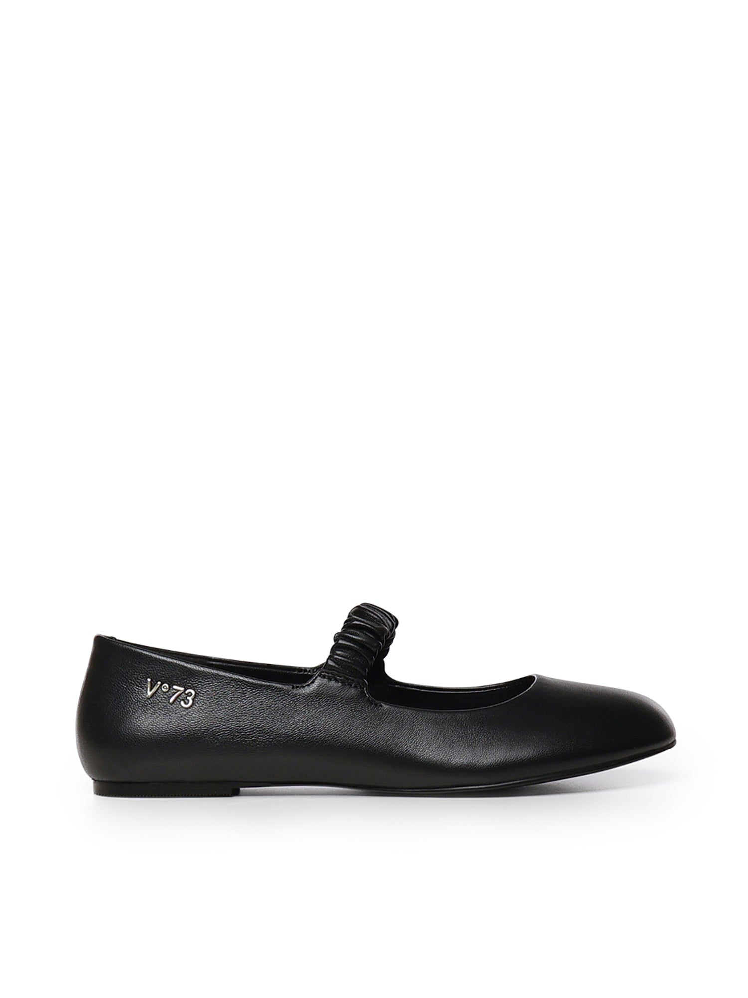 Ballerine Alene con logo 73CZ9YC01 ALENE BALLETNERO V° 73 