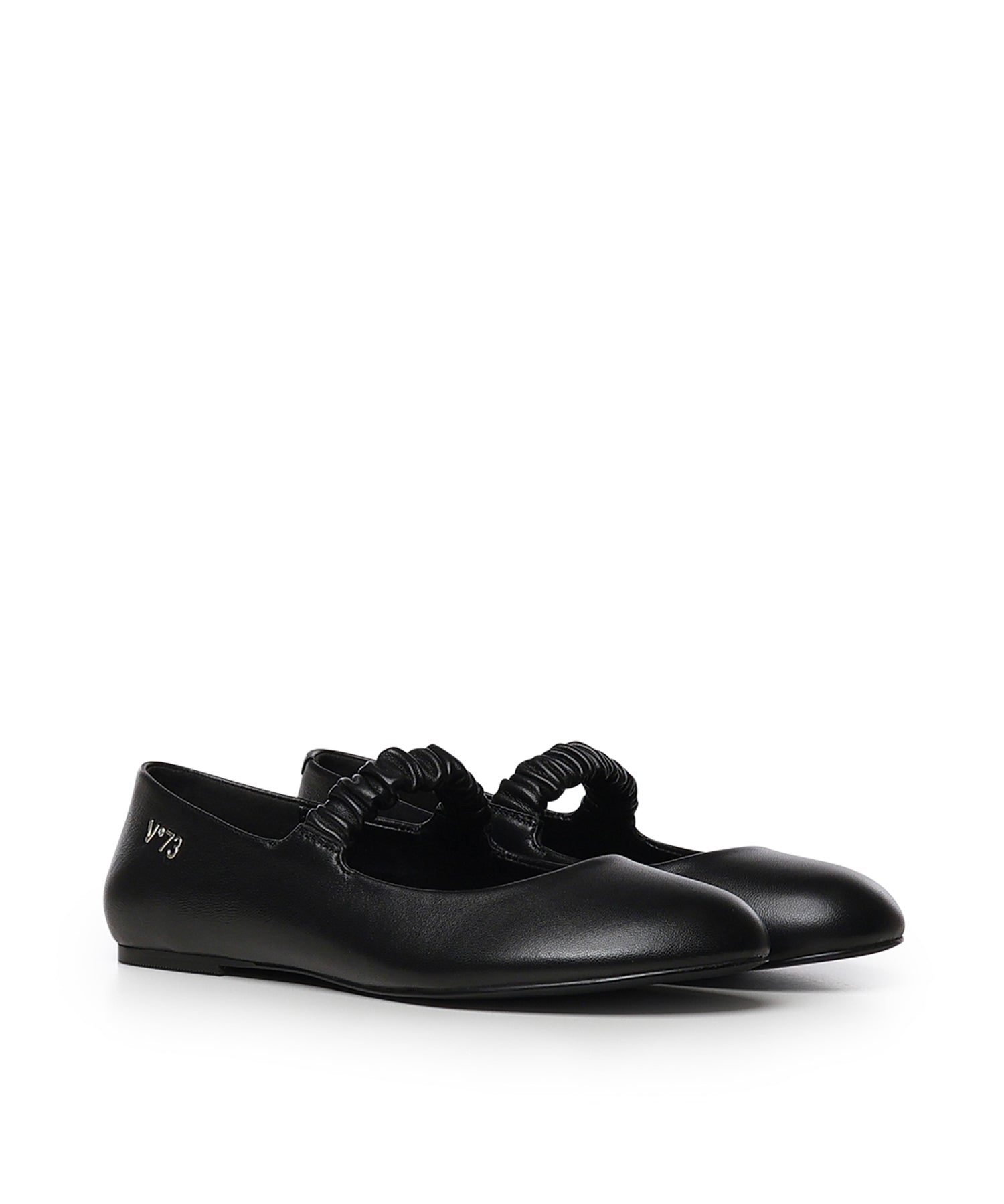 Ballerine Alene con logo 73CZ9YC01 ALENE BALLETNERO V° 73 