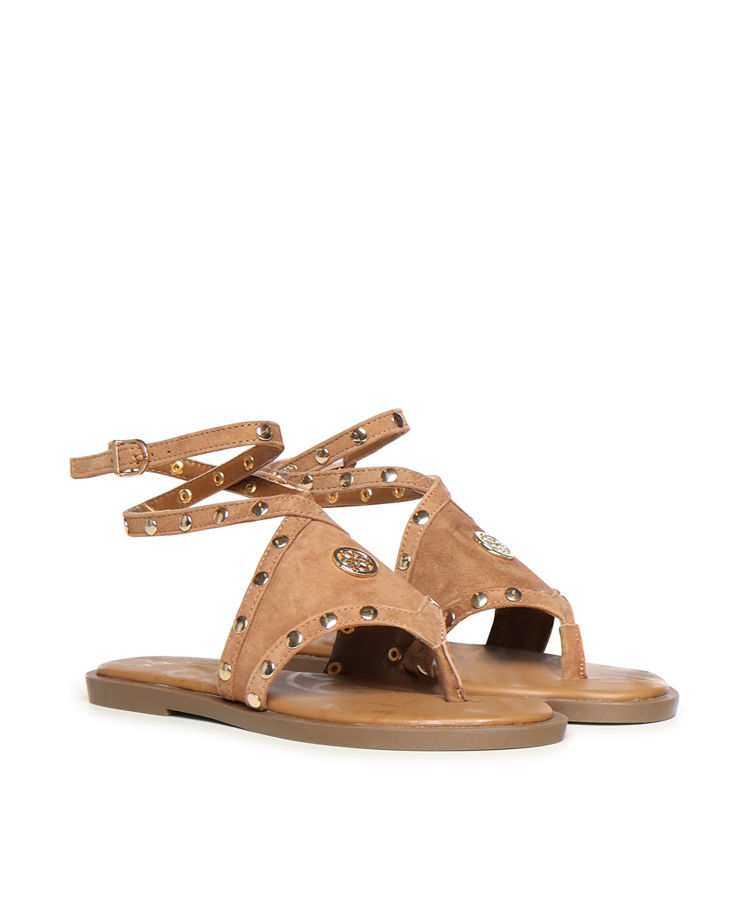 Sandali Jole flat in camoscio 73CZ9YQ01CAM JOLE FLATCUOIO V° 73 
