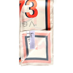 Foulard Alexandra con logo 73FD8Y801 ALEXANDRACORAL/MULTICOLOR V° 73 