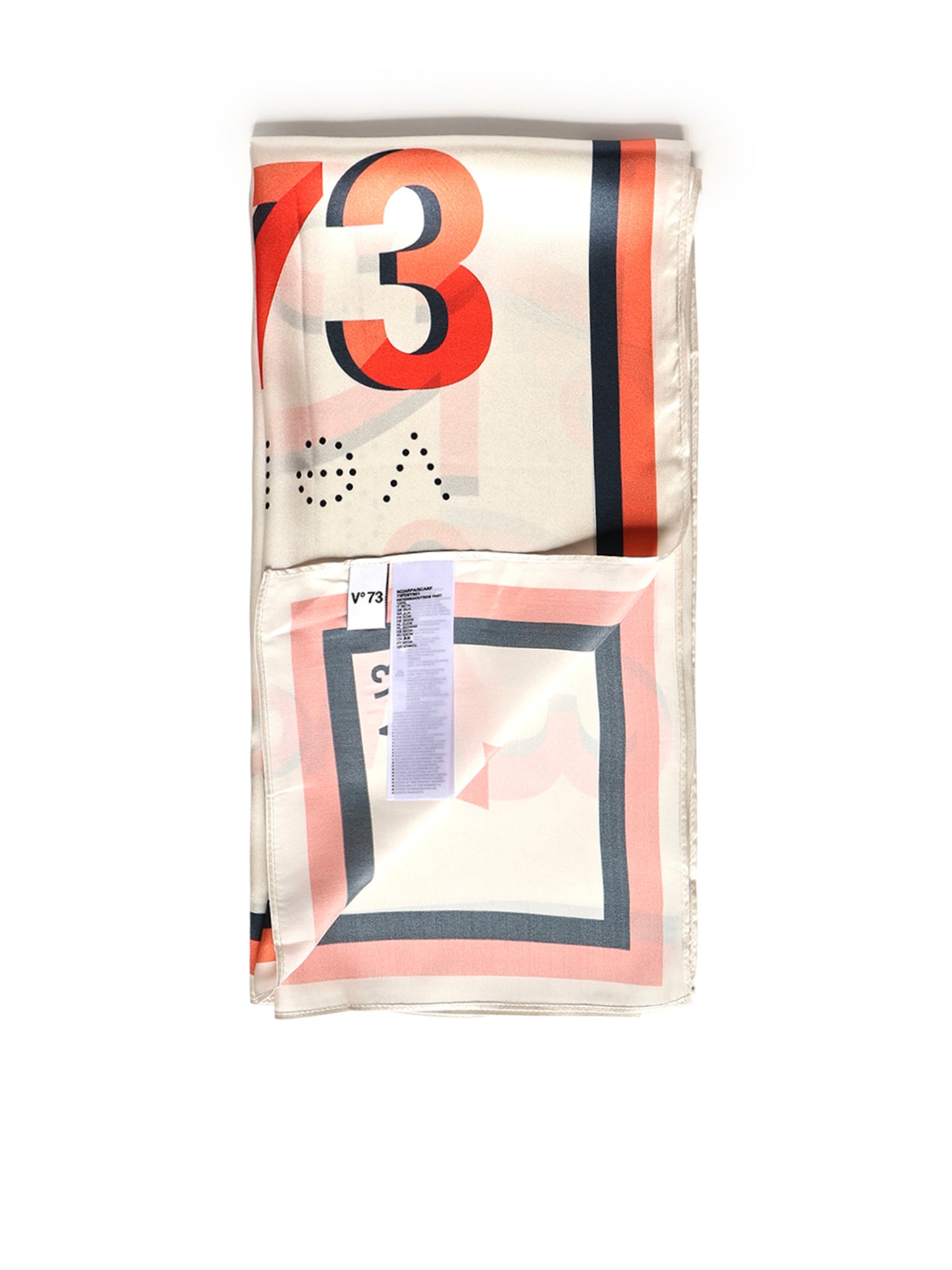 Foulard Alexandra con logo 73FD8Y801 ALEXANDRACORAL/MULTICOLOR V° 73 