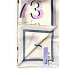 Foulard Alexandra con logo 73FD8Y801 ALEXANDRALILLA/MULTICOLOR V° 73 
