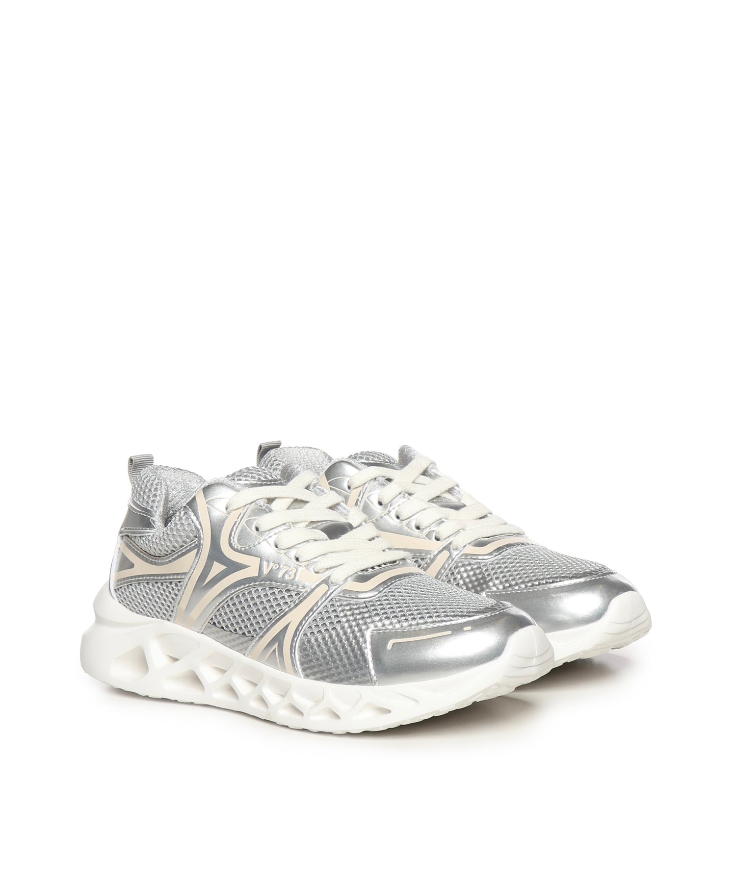 Sneaker Alene con logo 73SC9XV01MET ALENE SNEAKERSARGENTO V° 73 
