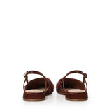 Slingback Kayla con applicazioni floreali 73SC9YL01RIC KAYLA SLINGBACKCIOCCOLATO V° 73 