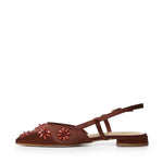 Slingback Kayla con applicazioni floreali 73SC9YL01RIC KAYLA SLINGBACKCIOCCOLATO V° 73 