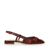 Slingback Kayla con applicazioni floreali 73SC9YL01RIC KAYLA SLINGBACKCIOCCOLATO V° 73 