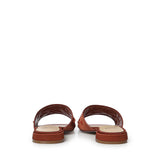 Sandali flat Kayla con cristalli 73SC9YM01RIC KAYLA FLATCIOCCOLATO V° 73 