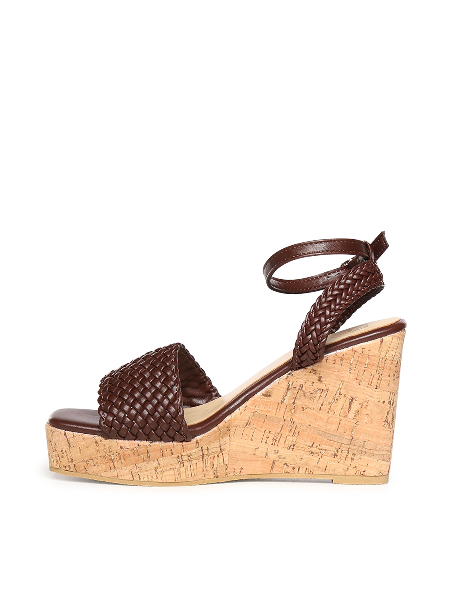 Sandali con zeppa e logo 73SC9YU01INT ZELDA WEDGEMORO V° 73 
