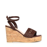 Sandali con zeppa e logo 73SC9YU01INT ZELDA WEDGEMORO V° 73 