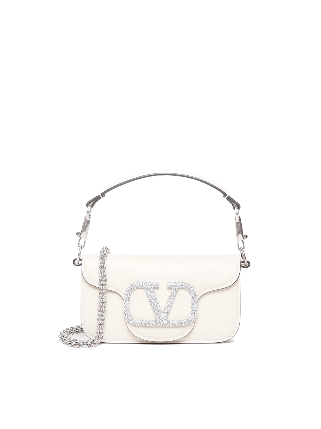 Borsa a spalla Locò con logo gioiello 8W2B0K53 KNT7NX VALENTINO GARAVANI 