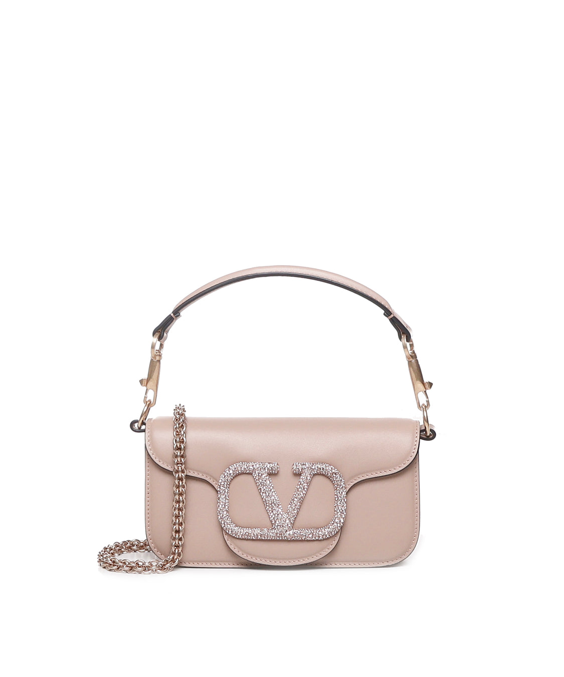 Borsa a spalla Locò con logo gioiello<BR/> 8W2B0K53 KNT7P1 VALENTINO GARAVANI 