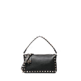 Borsa piccola a tracolla Rockstud in vitello 8W2B0J47 VSF0NO VALENTINO GARAVANI 