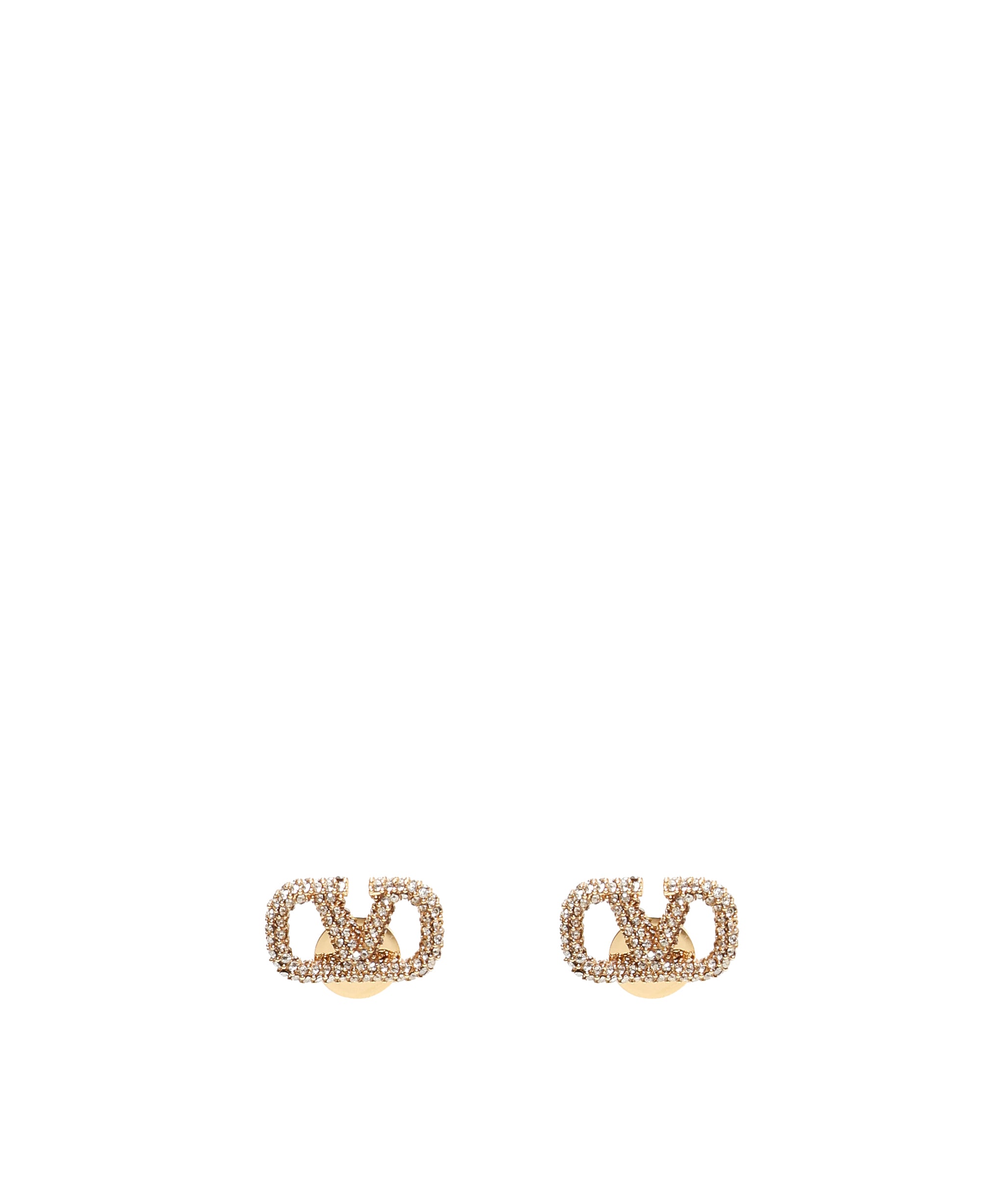 Orecchini Vlogo Signature in metallo e cristalli Swarovsk 8W2J0F85 YCWMH5 VALENTINO GARAVANI 