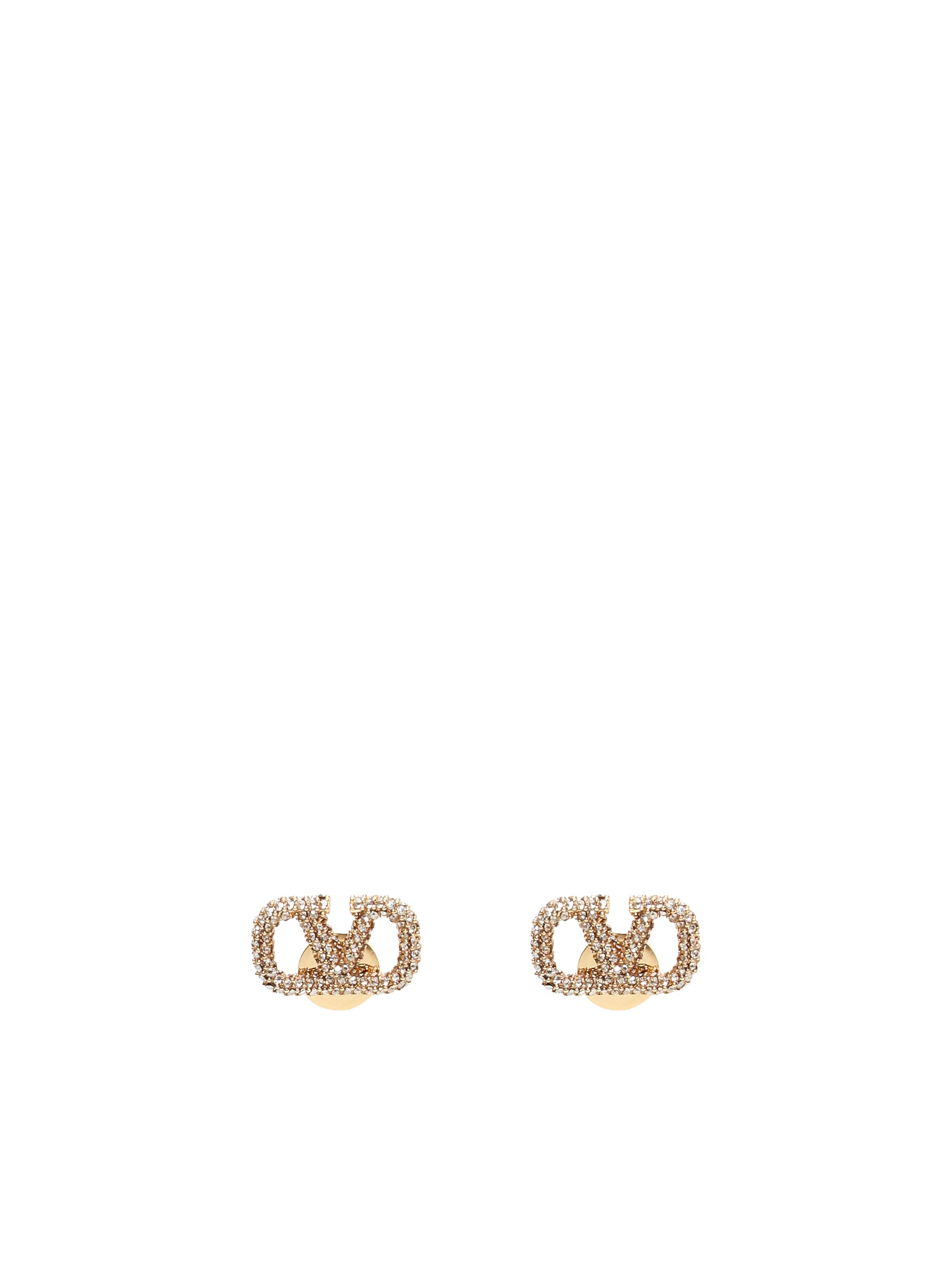 Orecchini Vlogo Signature in metallo e cristalli Swarovsk 8W2J0F85 YCWMH5 VALENTINO GARAVANI 