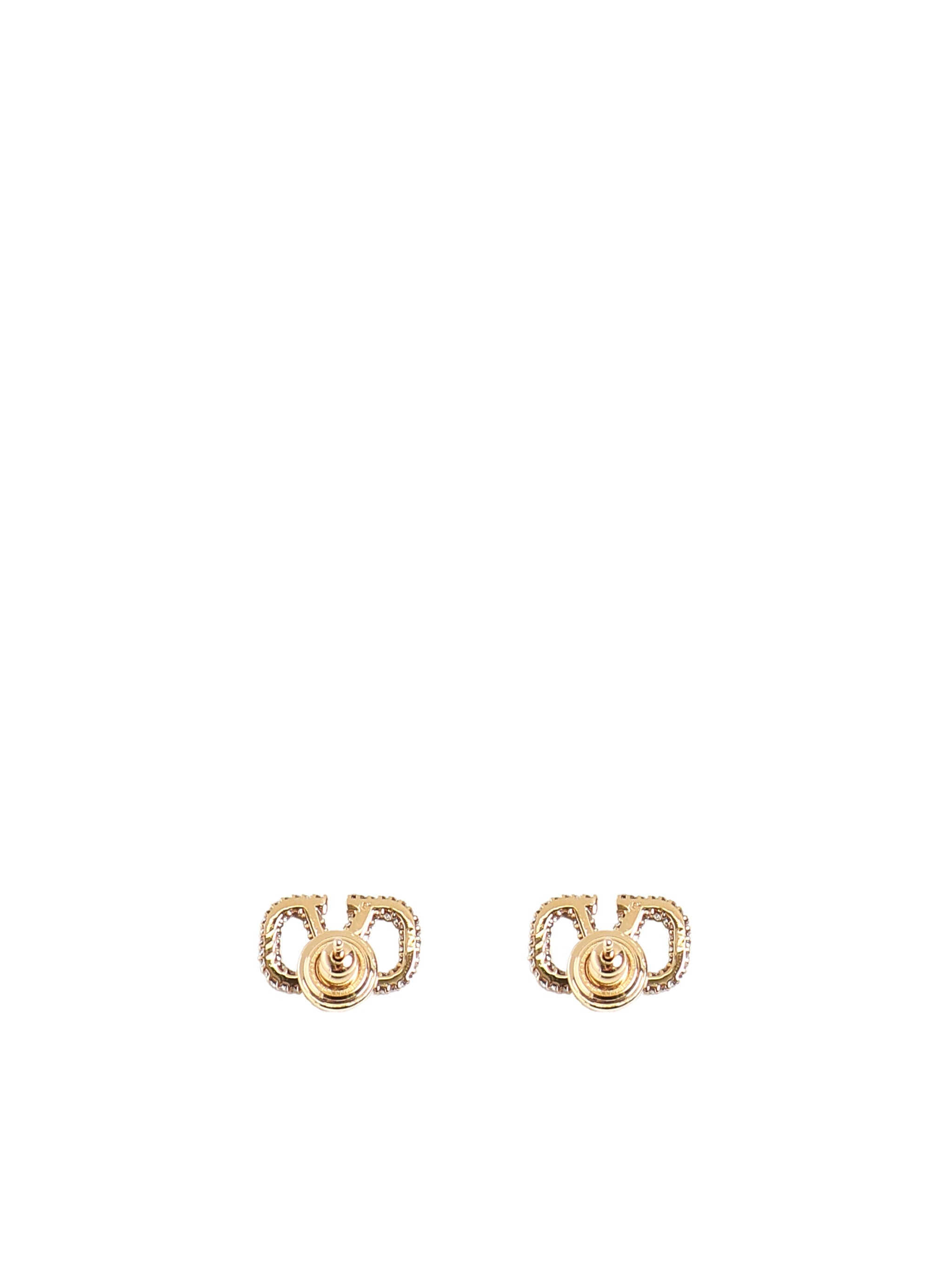 Orecchini Vlogo Signature in metallo e cristalli Swarovsk 8W2J0F85 YCWMH5 VALENTINO GARAVANI 