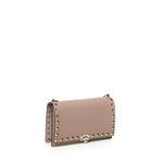 Mini bag con catena Rockstud in vitello granato 8W2P0Y59 VSHP45 VALENTINO GARAVANI 