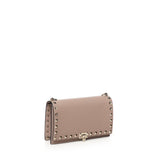 Mini bag con catena Rockstud in vitello granato 8W2P0Y59 VSHP45 VALENTINO GARAVANI 