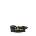 Cintura Vlogo Signature in pelle 8W2T0SM7 IYR0NO VALENTINO GARAVANI 