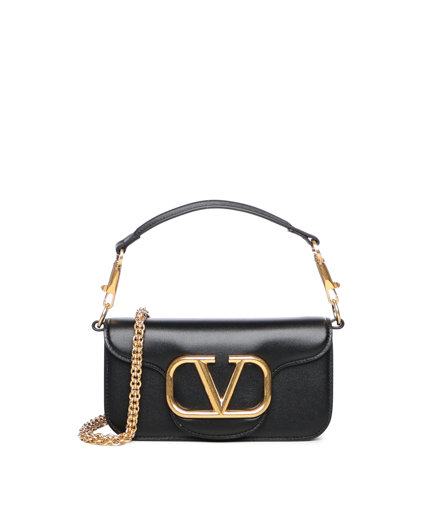 Borsa piccola a spalla Locò in vitello 8W2B0K53 ZXL0NO VALENTINO GARAVANI 