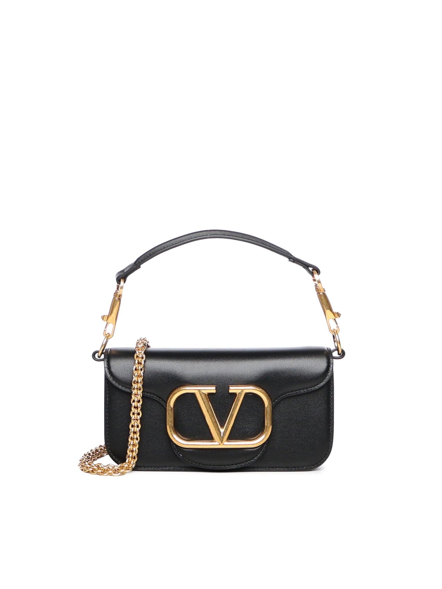 Borsa piccola a spalla Locò in vitello 8W2B0K53 ZXL0NO VALENTINO GARAVANI 