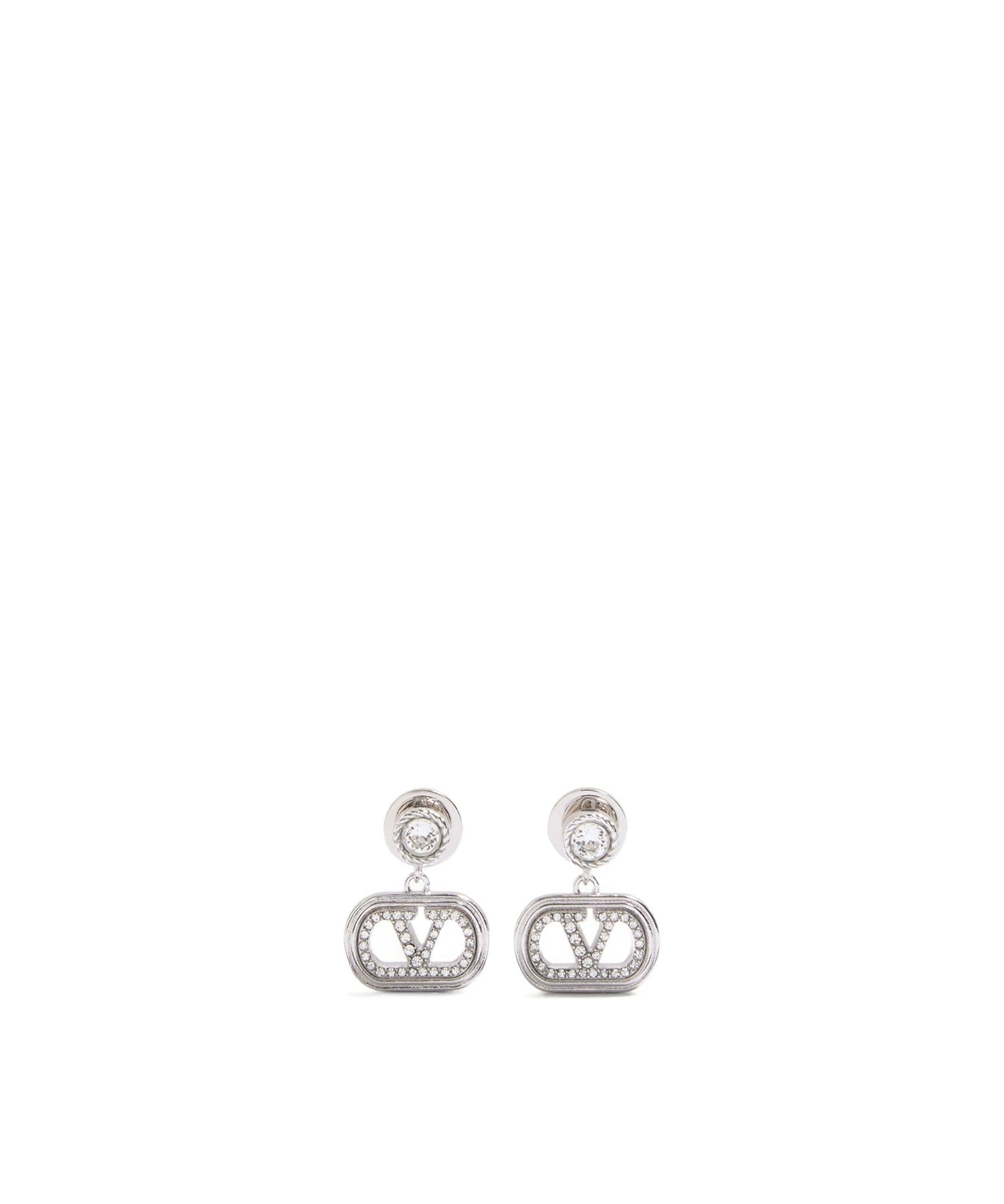 Orecchini Ovalette in metallo e cristalli Swarovski® 7W2J0AR5 QEUDFH VALENTINO GARAVANI 