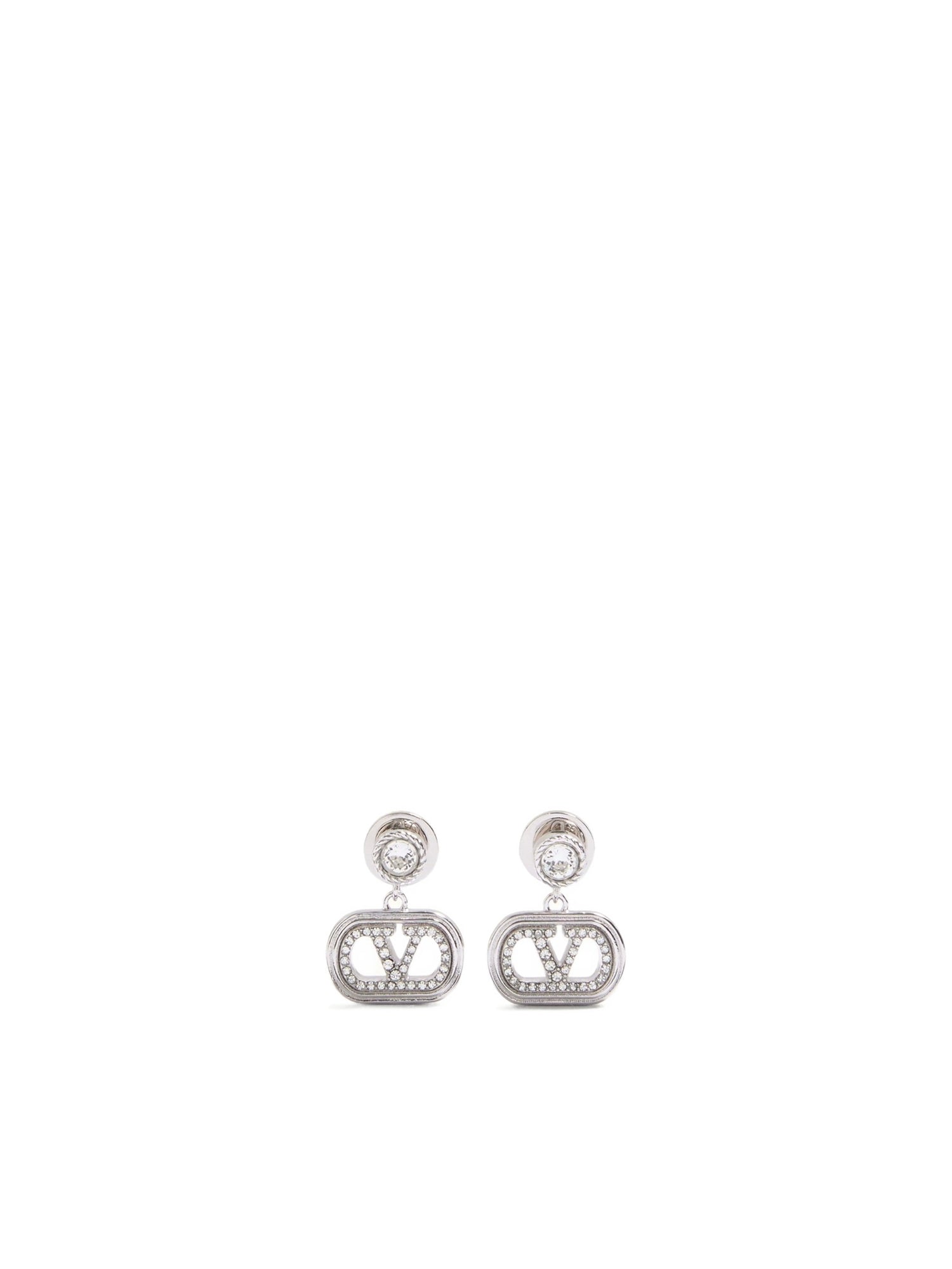 Orecchini Ovalette in metallo e cristalli Swarovski® 7W2J0AR5 QEUDFH VALENTINO GARAVANI 