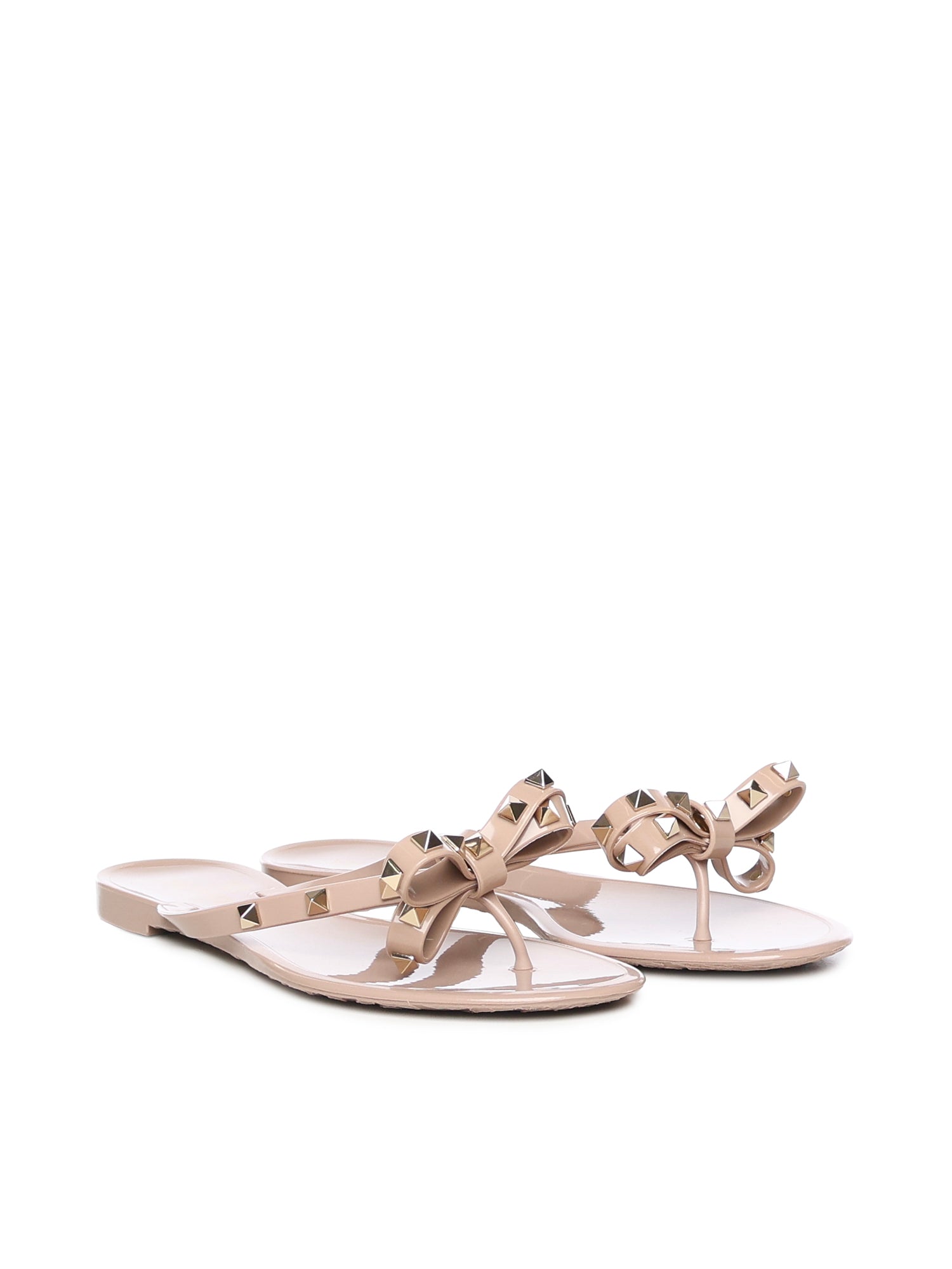 Infradito Rockstud in gomma<BR/> 8W2S0552 PVSP45 VALENTINO GARAVANI 