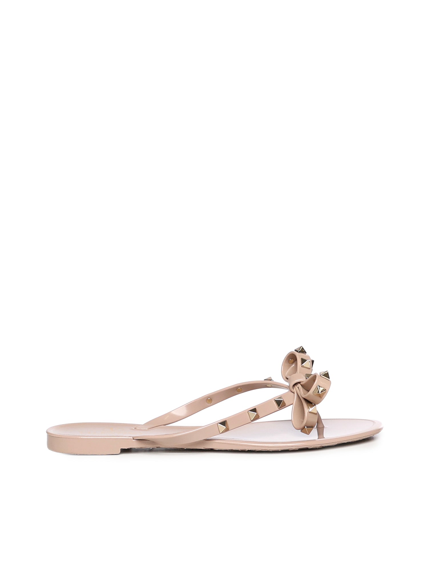 Infradito Rockstud in gomma<BR/> 8W2S0552 PVSP45 VALENTINO GARAVANI 