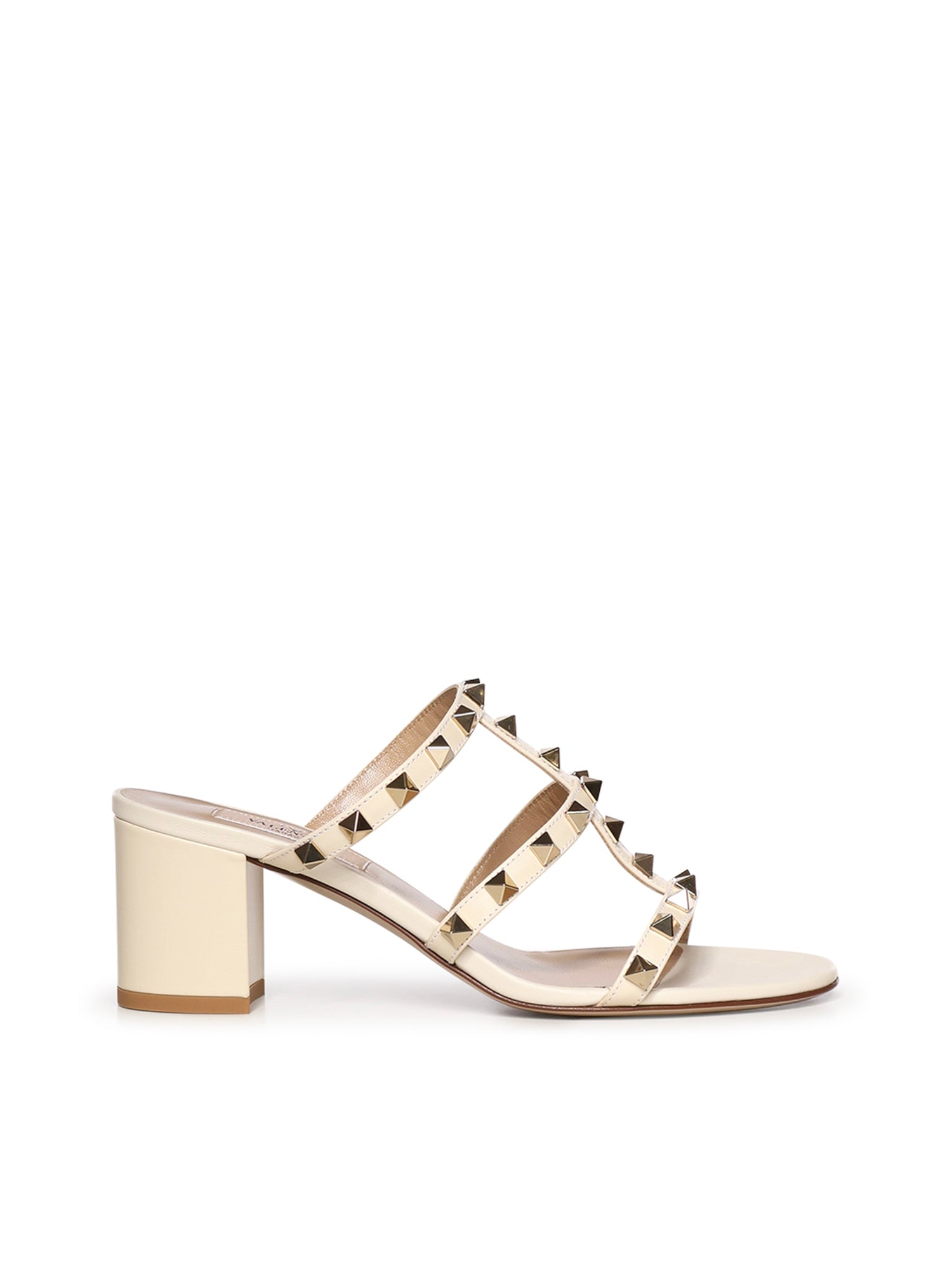Sandalo slider Rockstud in pelle 7W2S0C47 VODI16 VALENTINO GARAVANI 